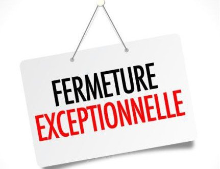 Fermeture exceptionnelle mairie