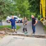 Installation d'un arrosage automatique sur le stade Aldo Platini