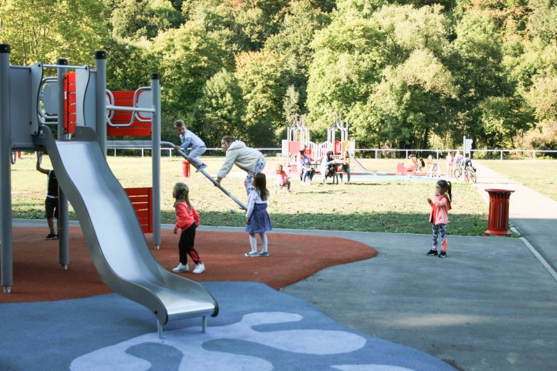 Inauguration de la Plaine de Jeux Sainte-Anne