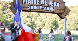 InaugurationdelaPlainedeJeuxSainte Anne