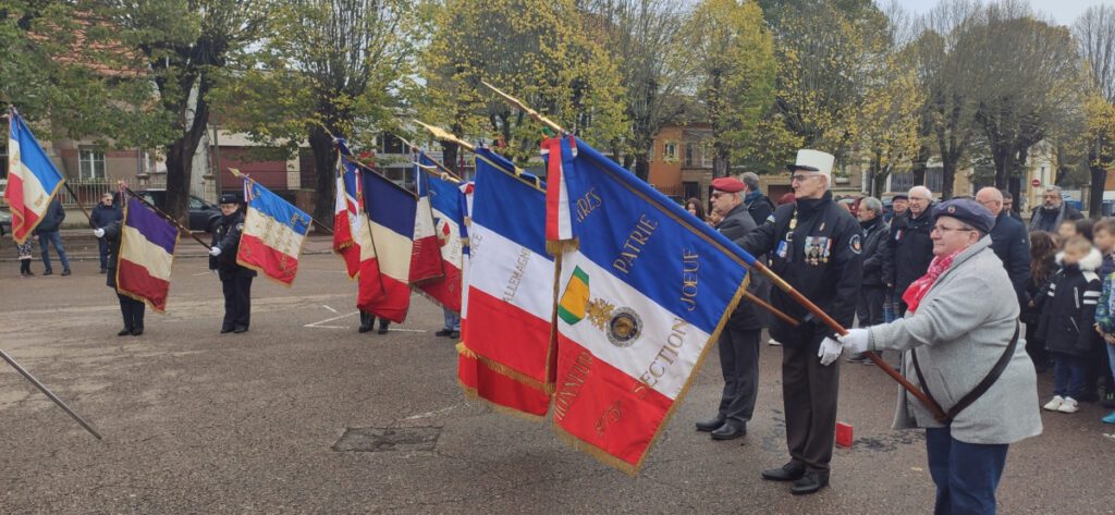 Commémoration de l'armistice avec les écoles