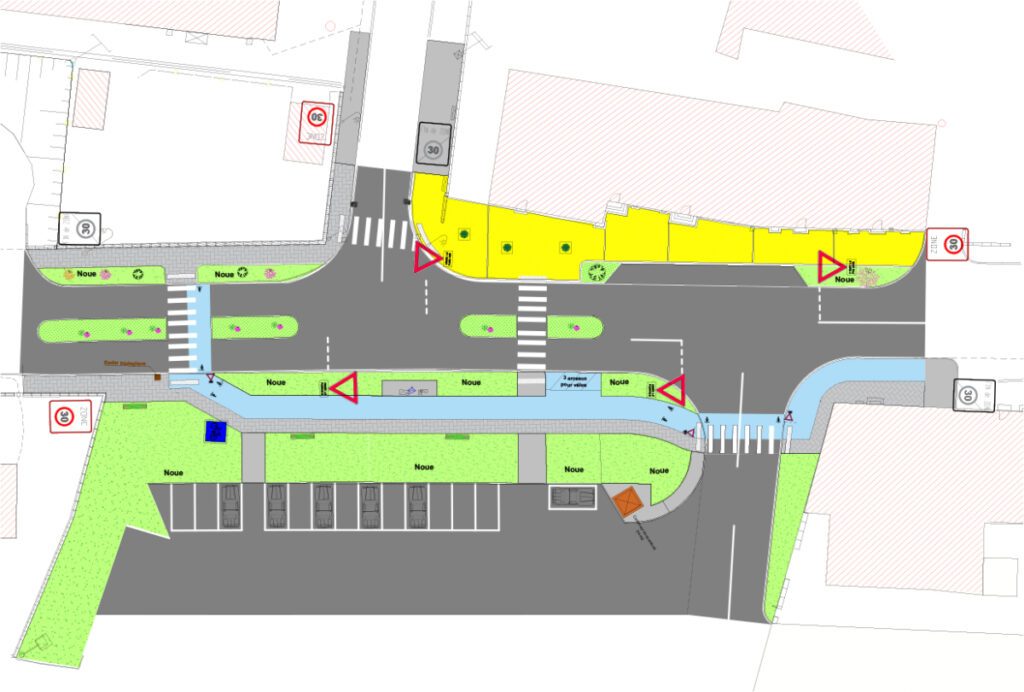 Plan Porte de Franchepré