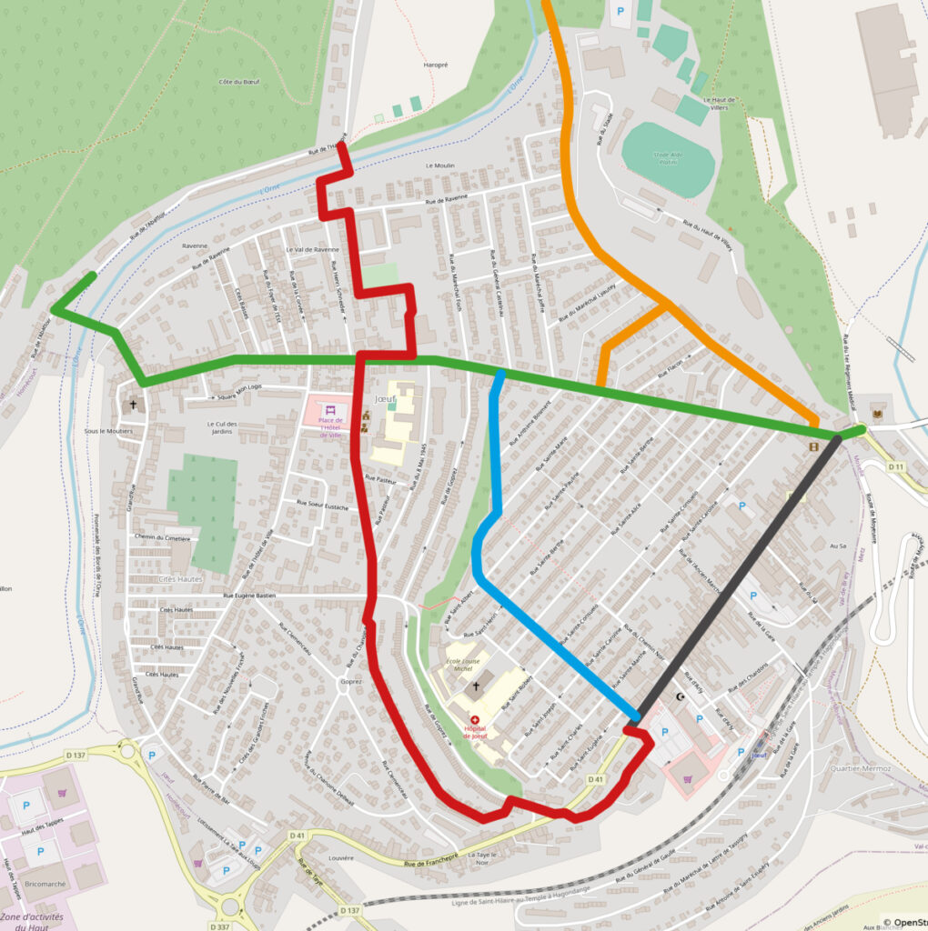 Voies cyclables