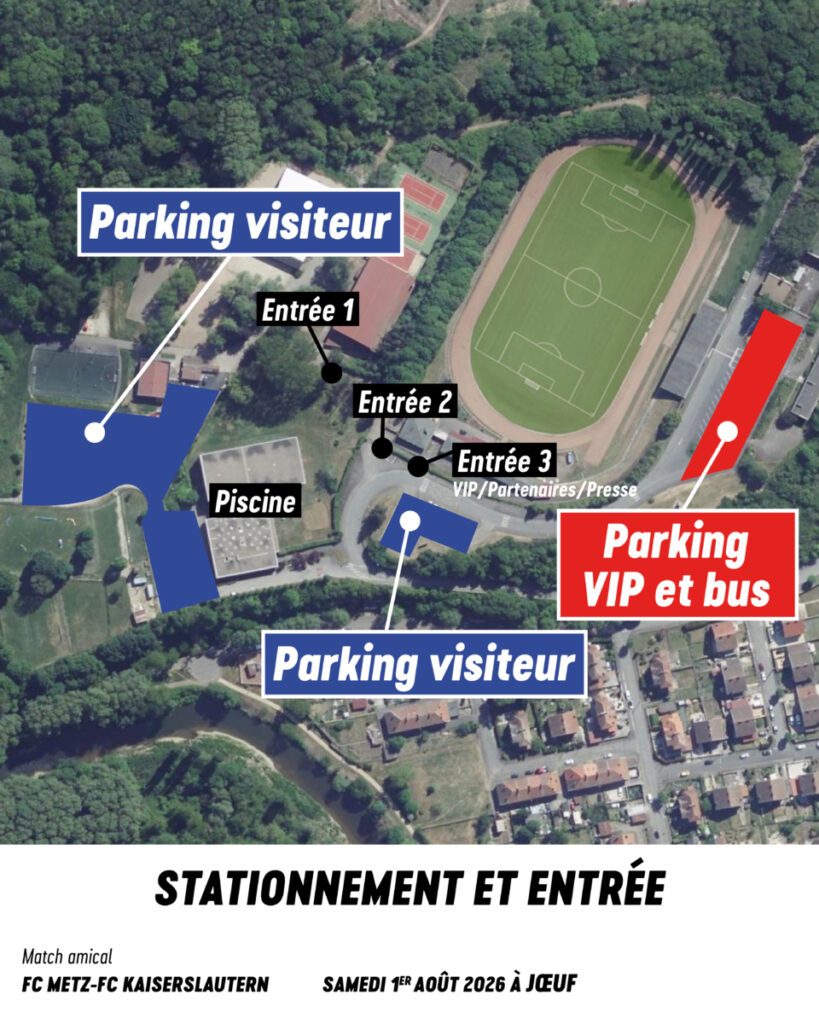 Match amical FC Metz - Entrée